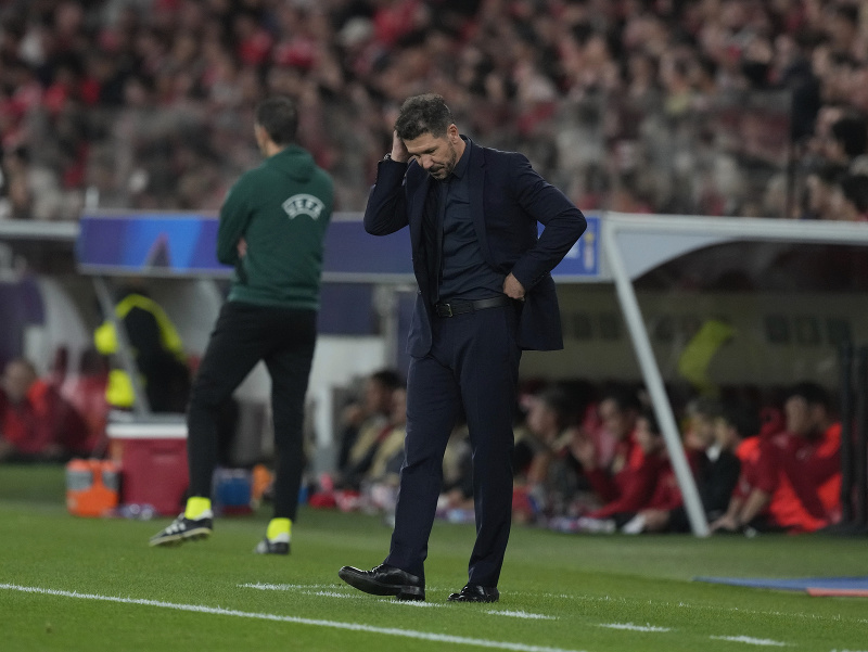 Tréner Atlética Madrid Diego Simeone