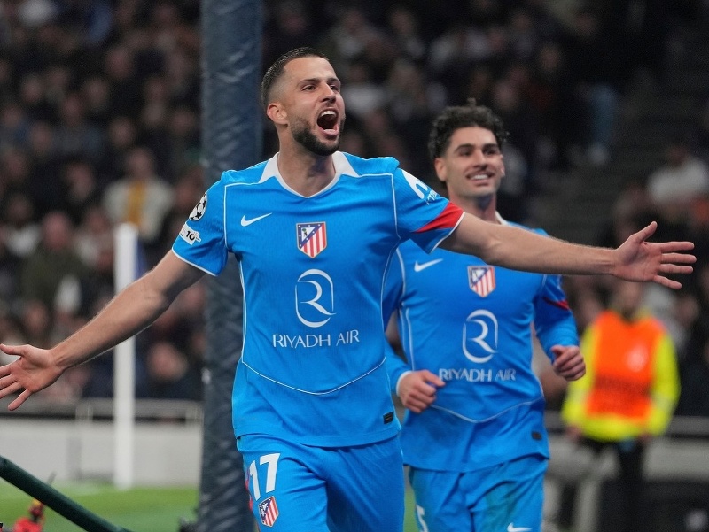 Gólová radosť Dávida Hancka v drese Atlética Madrid