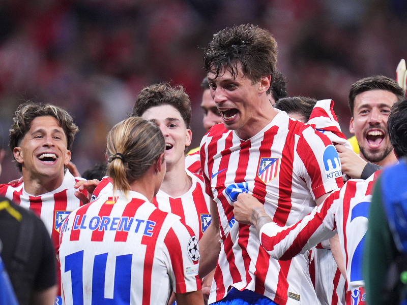 Tešiaci sa hráči Atlética Madrid po postupe do semifinále Ligy majstrov