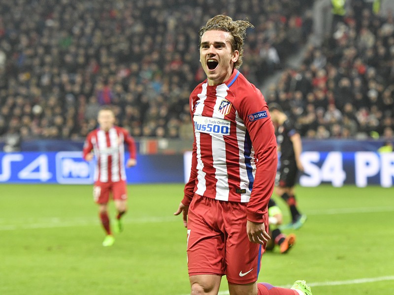 Antoine Griezmann a jeho gólová radosť