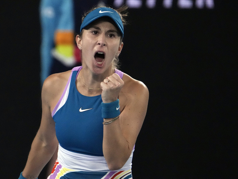 Švajčiarska tenistka Belinda Benčičová 