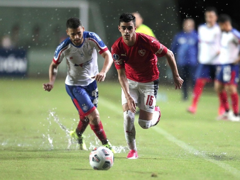 Zápas medzi brazílskym tímom Bahia a argentínskym Independiente