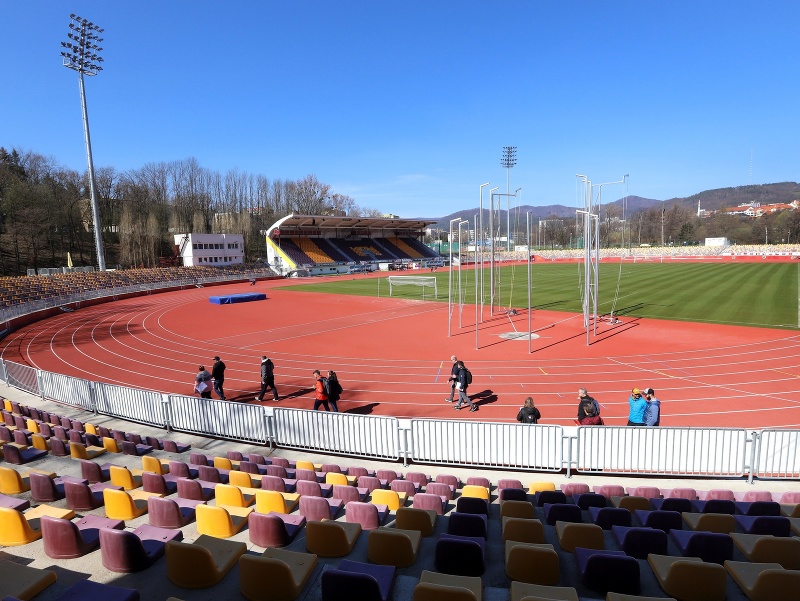 Na snímke Národný atletický štadión SNP na banskobystrických Štiavničkách