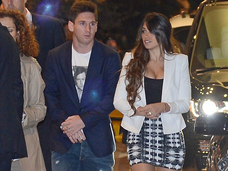 Lionel Messi s priateľkou