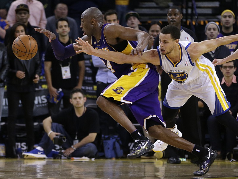 Kobe Bryant a Stephen Curry