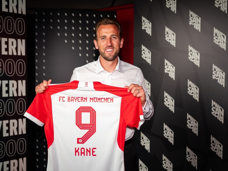 Harry Kane je oficálne hráčom Bayernu Mníchov