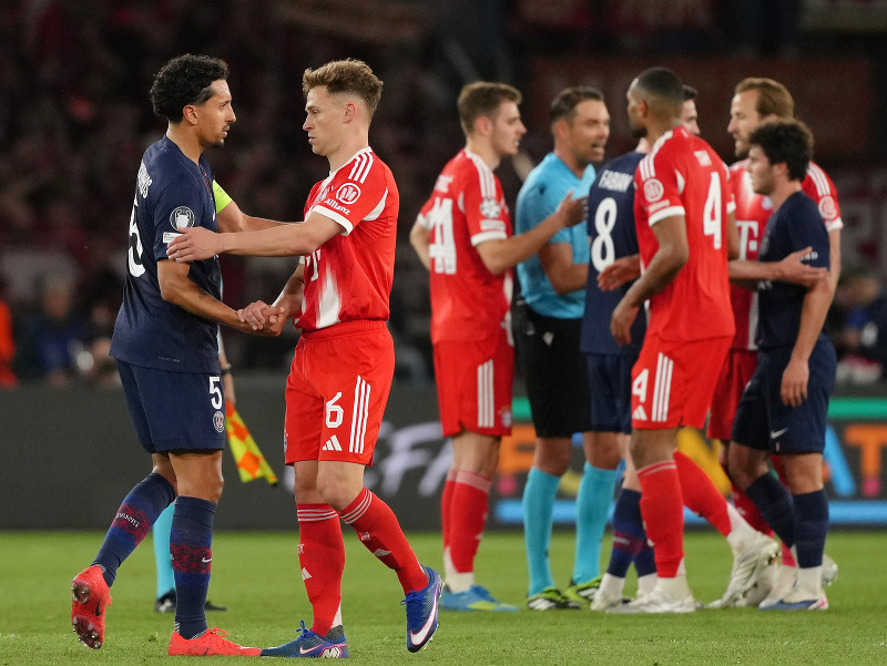 Marquinhos a Joshua Kimmich v debate po zápase Ligy majstrov