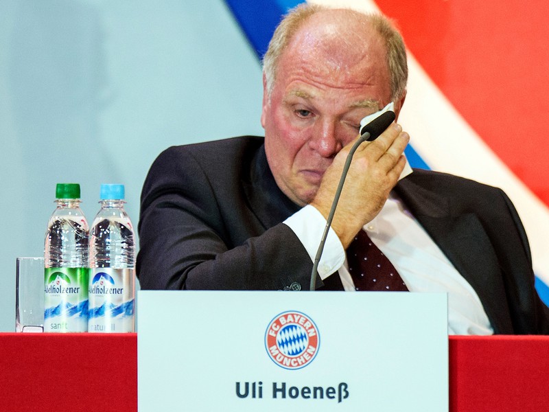 Bývalý prezident Bayernu Uli Hoeness