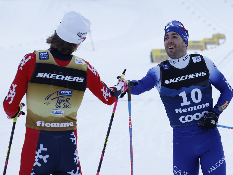 Federico Pellegrino a Johannes Hoesflot Kläbo
