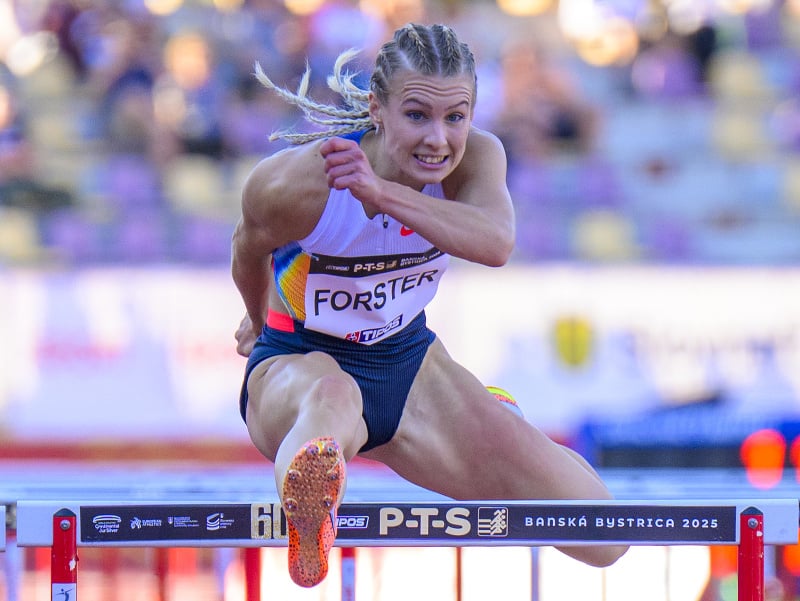 Slovenská reprezentantka v behu na 100 metrov cez prekážky Viktória Forsterová