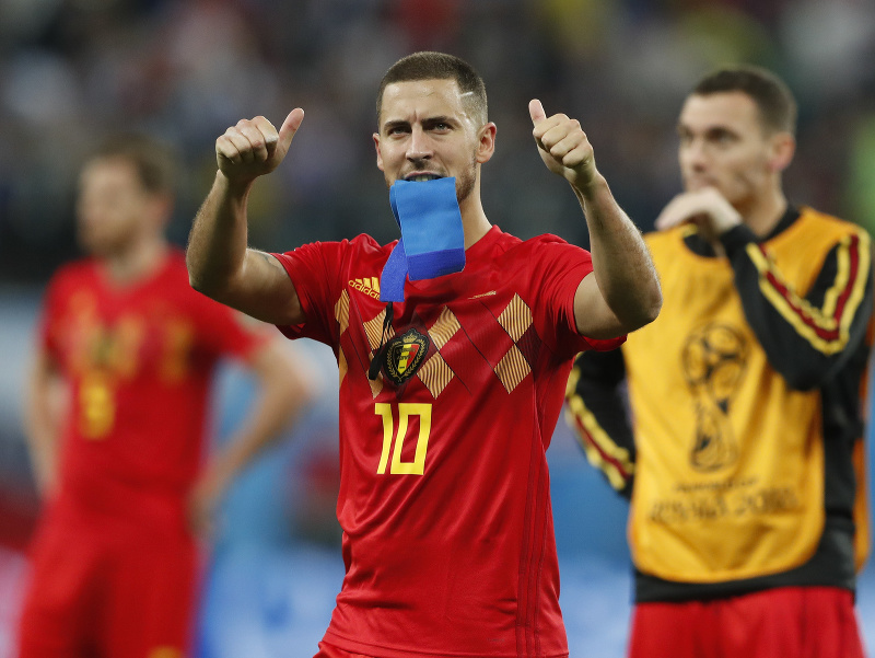 Eden Hazard po medzinárodnom zápase v drese Belgicka