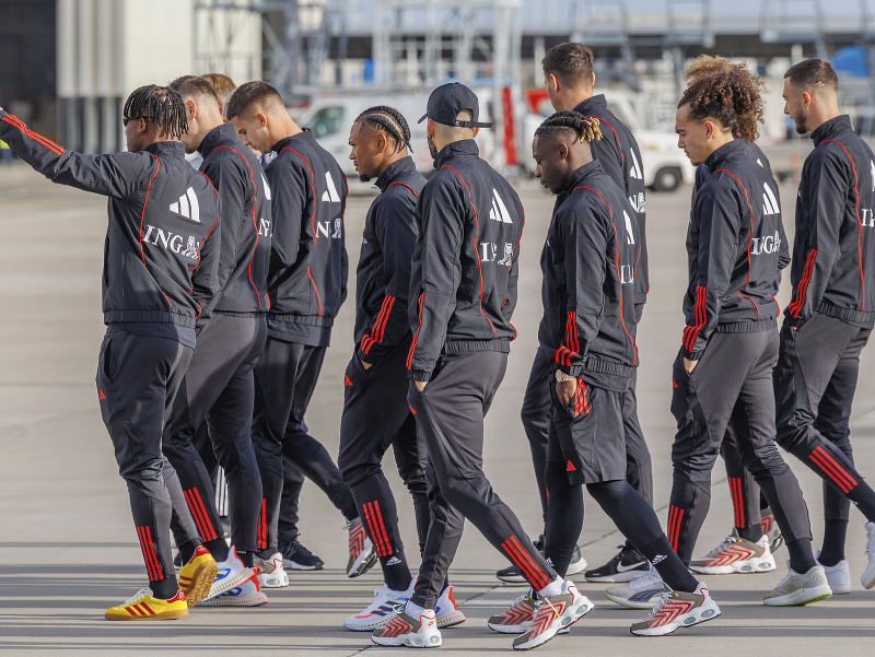 Belgickí futbalisti pred cestou na MS do Kataru