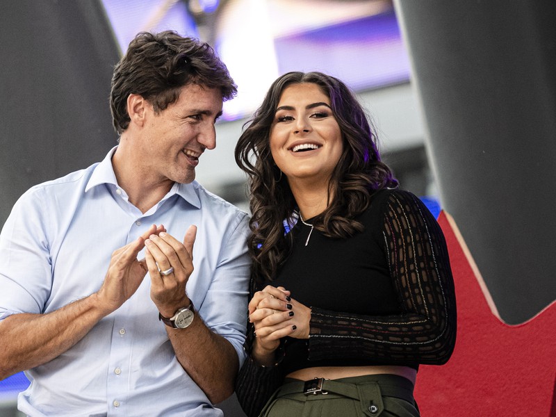 Bianca Andreescuová a kanadský premiér a líder liberálov Justin Trudeau