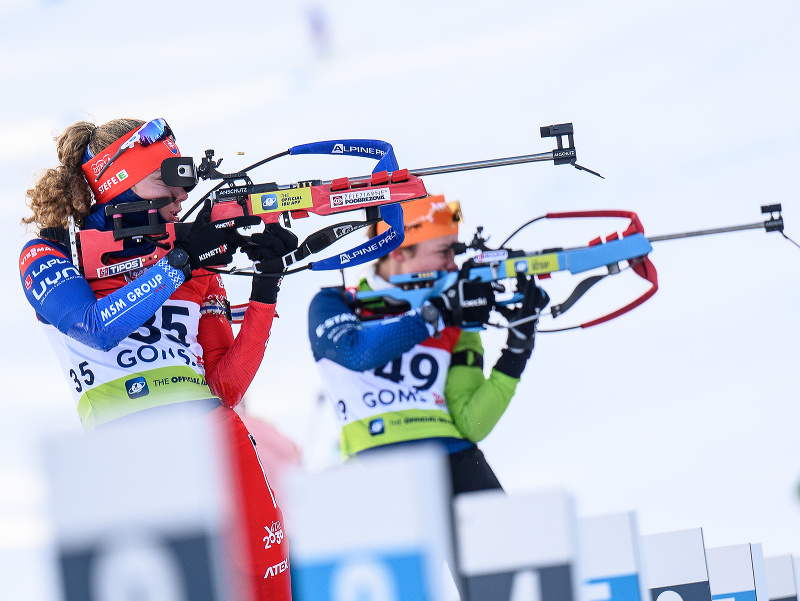 Slovenská biatlonistka Tamara Molentová 