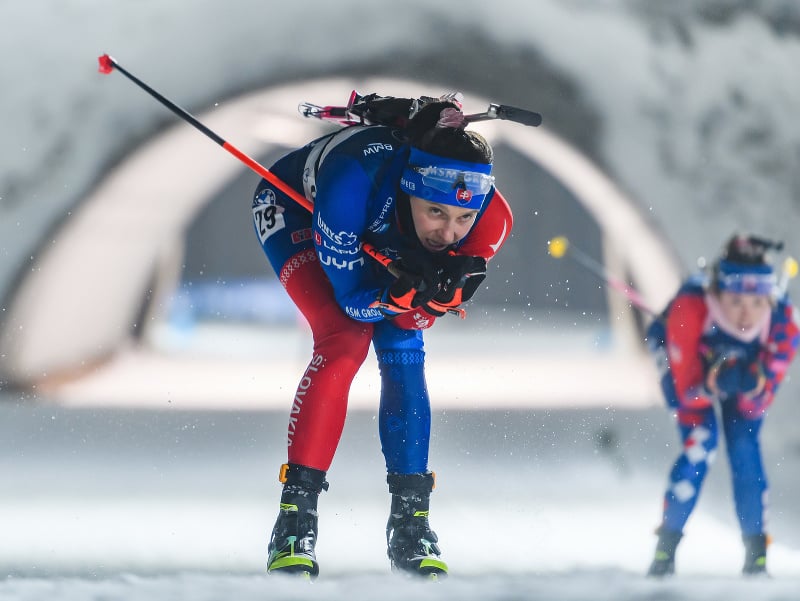 Slovenská biatlonistka Mária Remeňová