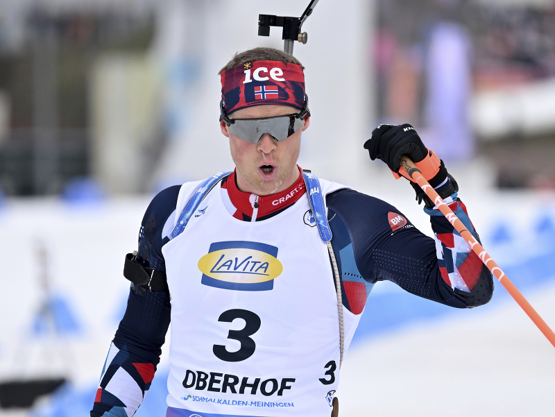 Nórsky biatlonista Endre Strömsheim