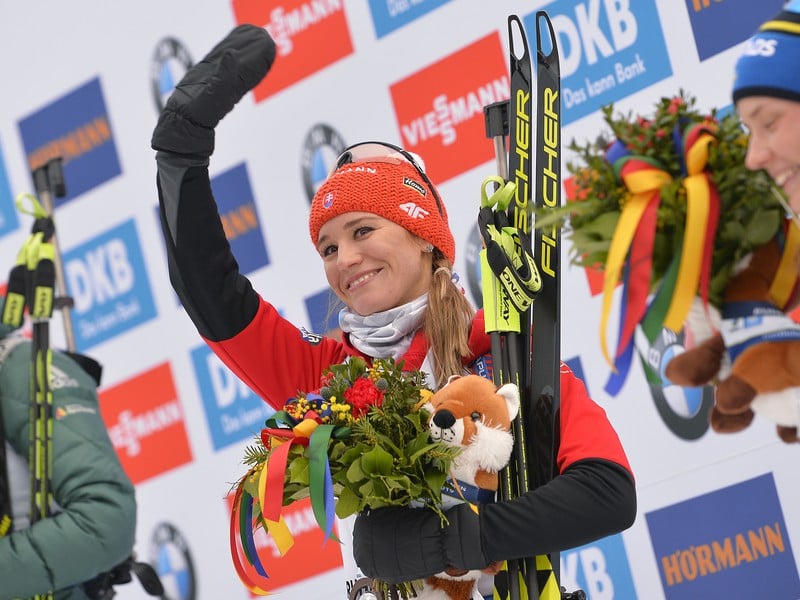 Skvelá Paulína Fialková skončila v Ruhpoldingu na treťom mieste v pretekoch s hromadným štartom