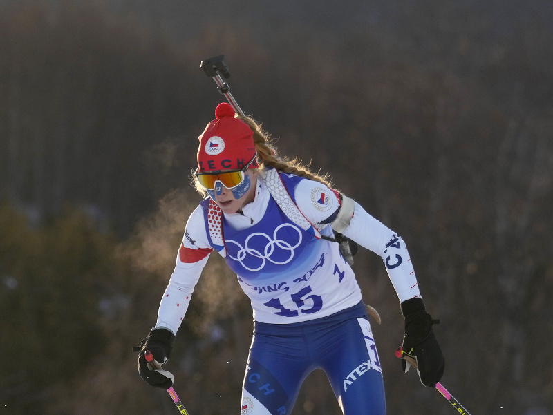 Česká biatlonistka Markéta Davidová