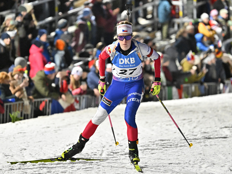 Česká biatlonistka Markéta Davidová
