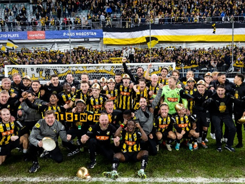Švédsky klub BK Häcken sa stal prvýkrát v histórii majstrom