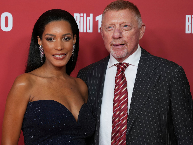 Boris Becker a jeho manželka Lilian de Carvalho Monteiro