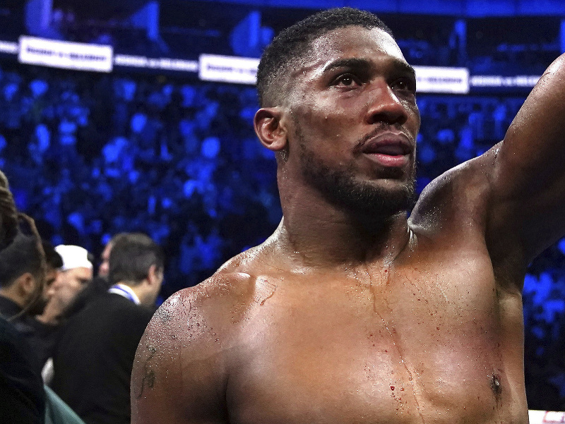 Britský boxer Anthony Joshua 