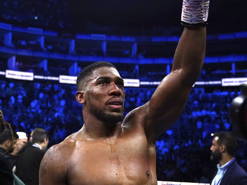 Britský boxer Anthony Joshua 