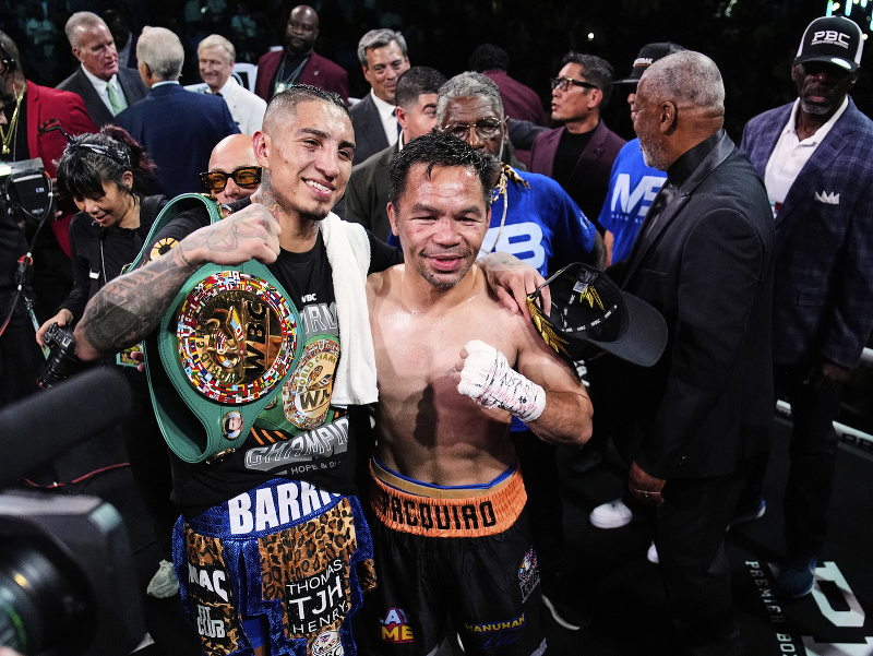 Mario Barrios a Manny Pacquiao predviedli vyrovnaný súboj