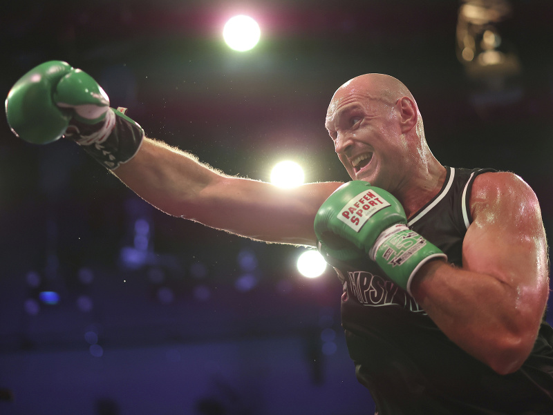 Britský boxer Tyson Fury 