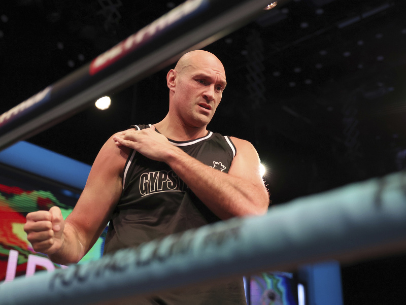 Britský boxer Tyson Fury 