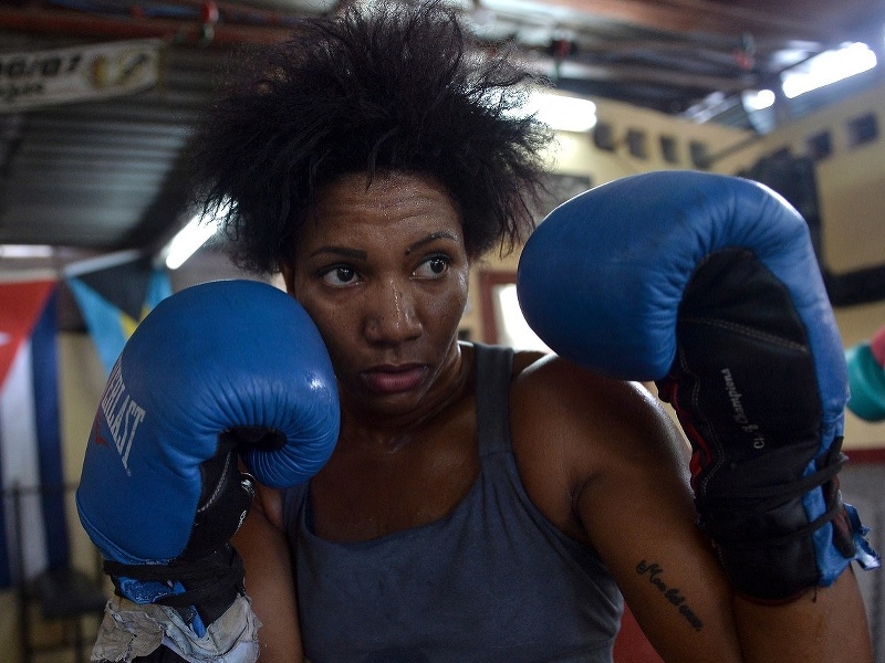 Kubánska boxeristka Idamelys Moreno