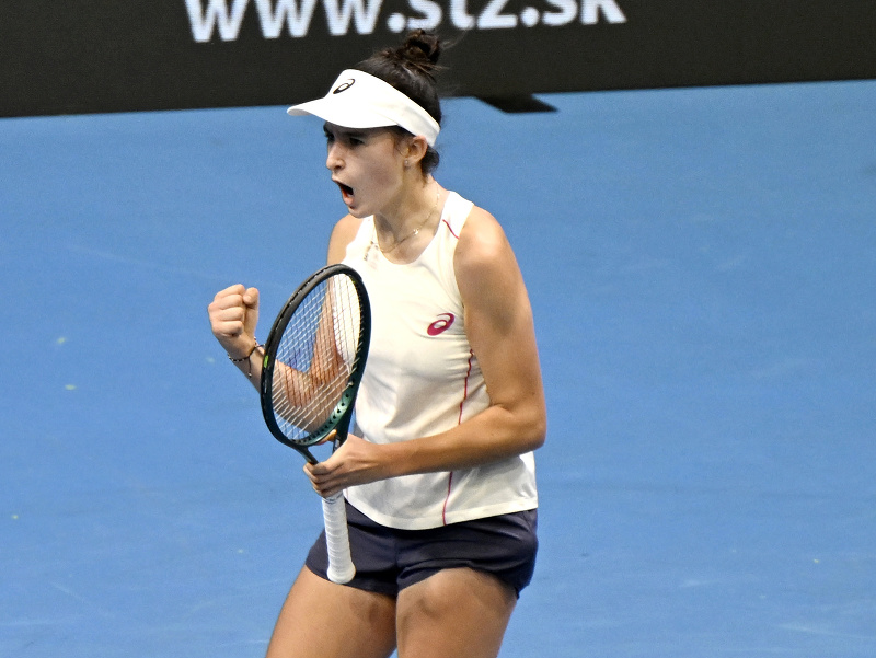 Slovenská tenistka Mia Pohánková 