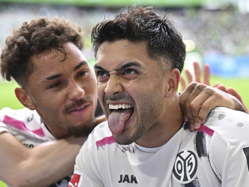 Nadiem Amiri a jeho gólové oslavy za tím 1. FSV Mainz 05