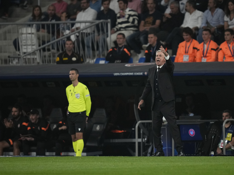 Tréner Realu Madrid Carlo Ancelotti