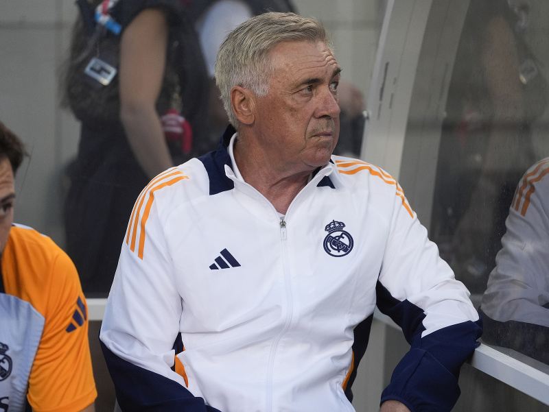 Tréner Realu Madrid Carlo Ancelotti