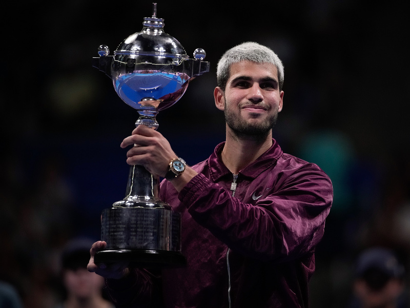 Španielsky tenista Carlos Alcaraz vyhral turnaj ATP v Tokiu