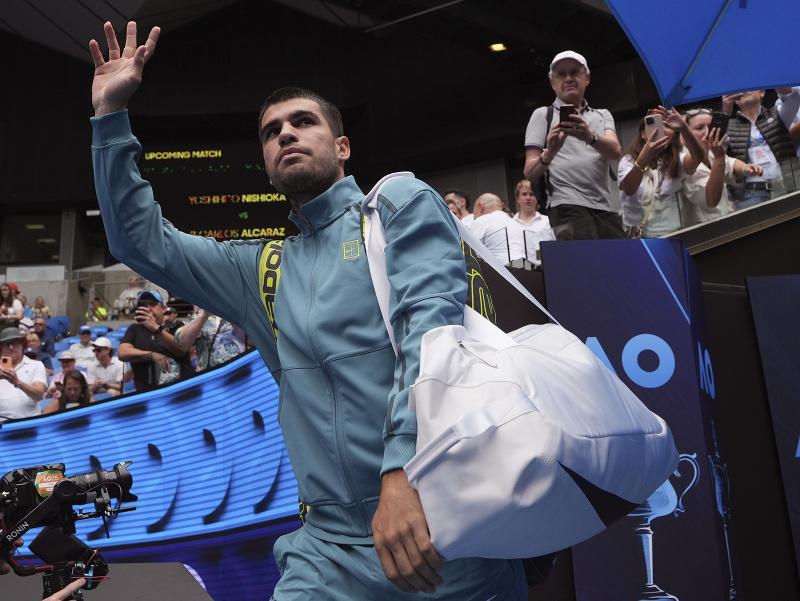 Španiel Carlos Alcaraz na Australian Open 2025 v Melbourne