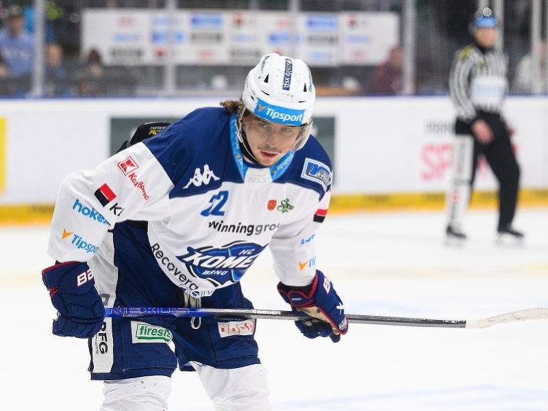 Kristián Pospíšil v drese HC Kometa Brno