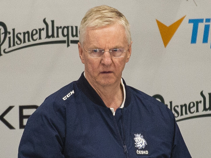 Na snímke tréner českej hokejovej reprezentácie Karl Jalonen