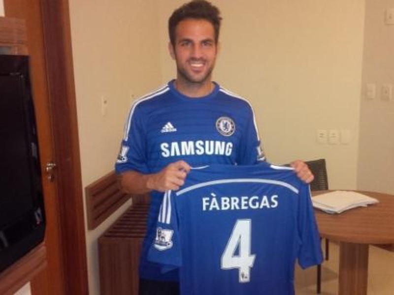 Cesc Fàbregas v drese Chelsea