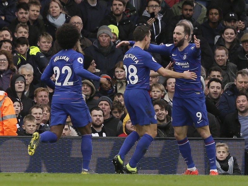 Chelsea a ich radosť z gólu