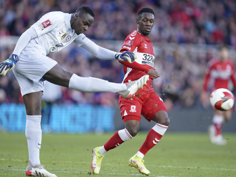 Edouard Mendy a Folarin Balogun