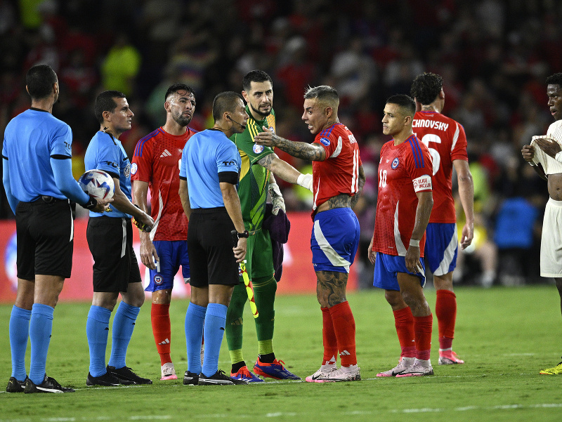 Futbalisti Čile počas Copa América 2024