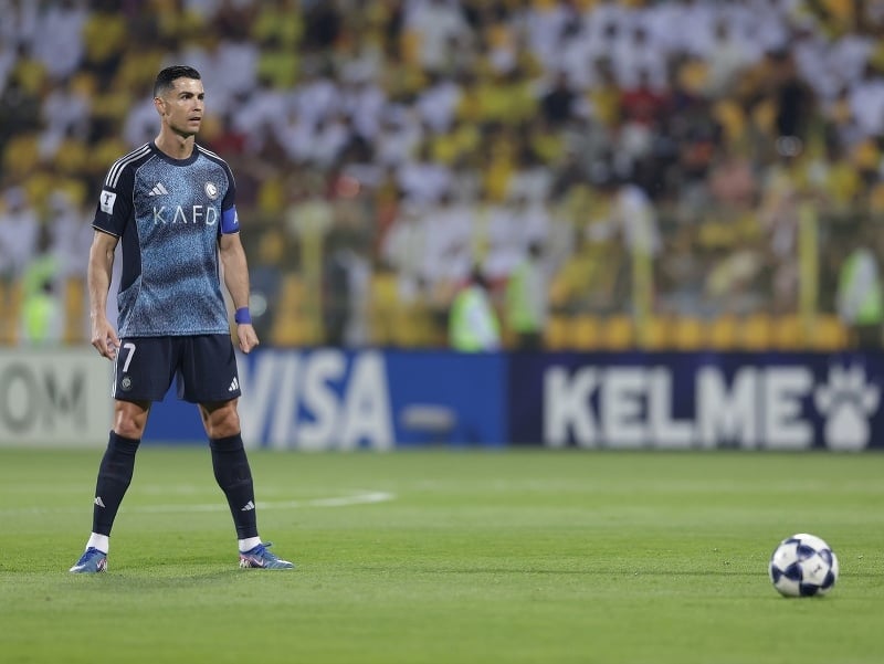 Cristiano Ronaldo počas zápasu