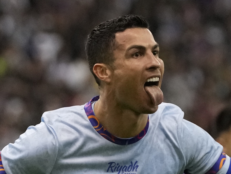Cristiano Ronaldo oslavuje strelený gól