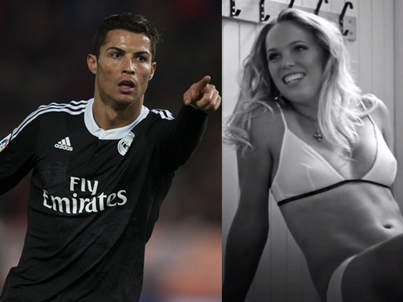 Cristiano Ronaldo sa prakticky postaral o kopačky pre dánsku tenisovú krásku