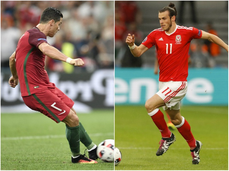 Cristiano Ronaldo a Gareth Bale
