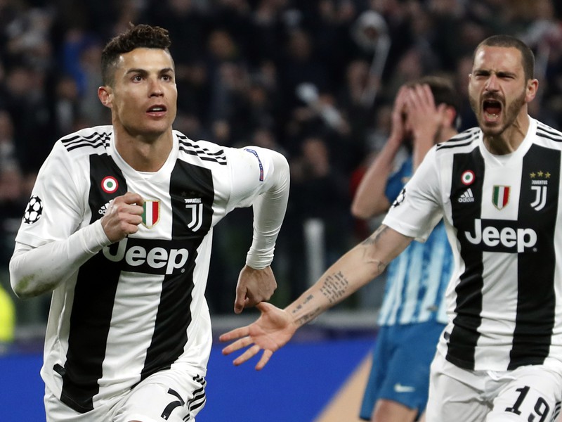 Cristiano Ronaldo hetrikom zariadil postup Juventusu