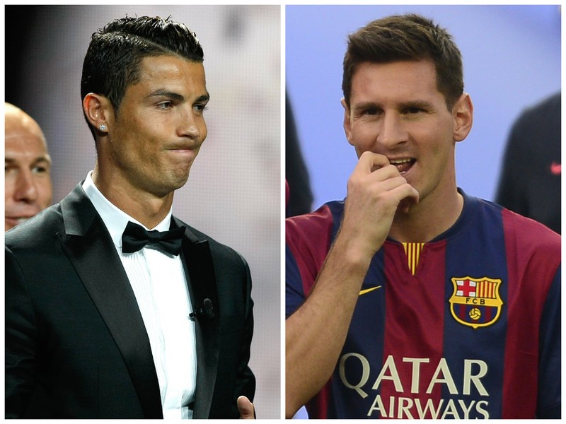 Cristiano Ronaldo a Lionel Messi