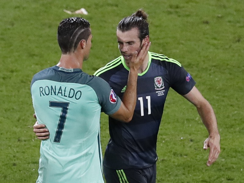 Gareth Bale a Cristiano Ronaldo 